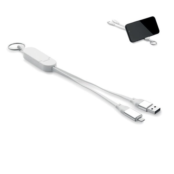 CABO 60W kabel-nøglering af genanvendt - GiftRetail MO2443