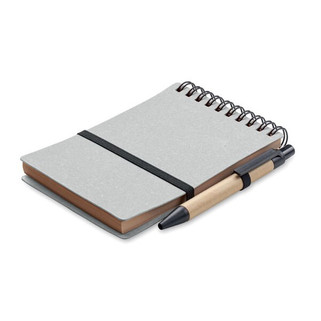 NOTIE Recycled notebook with ball pen - GiftRetail MO2481