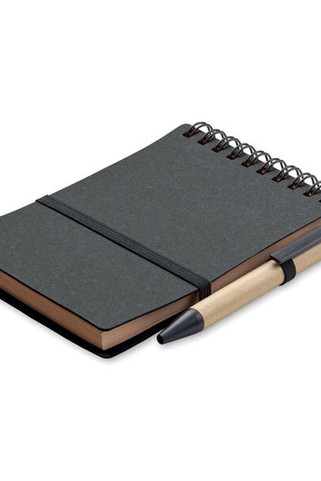 NOTIE B7 Gerecycled notitieboek met balp - GiftRetail MO2481