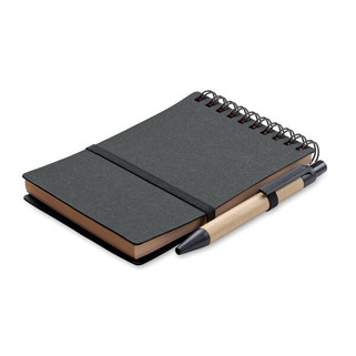 NOTIE Recycled notebook with ball pen - GiftRetail MO2481