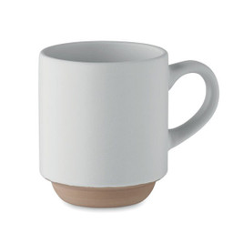 GiftRetail MO2493 - CERACK Ceramic stackable mug 170 ml