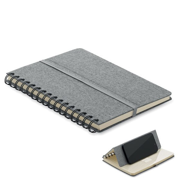 STRATA A5 notebook with phone holder - GiftRetail MO2522