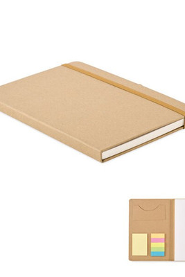 STICKNOTE A5 notebook recycled paper set - GiftRetail MO2554