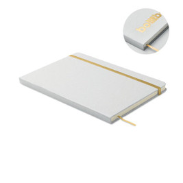 GiftRetail MO2578 - ROUTE WHITE Colour revealing A5 notebook