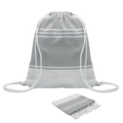 GiftRetail MO2584 - HAMMA Hammam towel drawstring set