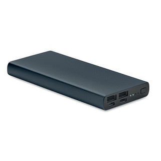 POWERFLAT UltraSlim 10000mAh Aluminum Quick Charge Power Bank - GiftRetail MO6770