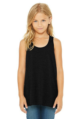 Bella+Canvas 8800Y - Camiseta de tirantes Flowy Racerback para niña