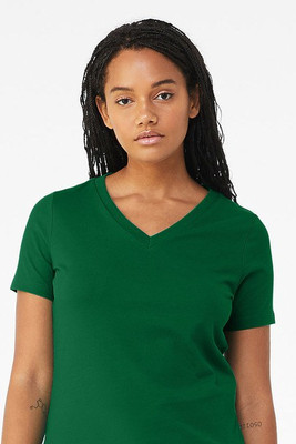 Bella+Canvas 6405 - T-shirt col en V à manches courtes Missy Jersey
