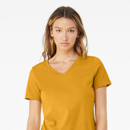 Bella+Canvas 6405 - T-shirt col en V à manches courtes Missy Jersey