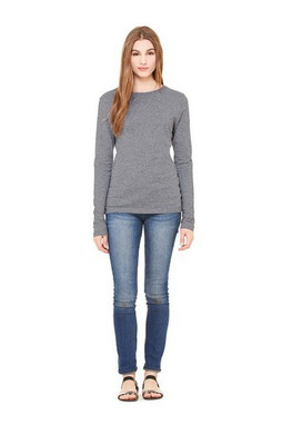 Bella+Canvas 6500 - Camiseta de manga larga de punto para mujer