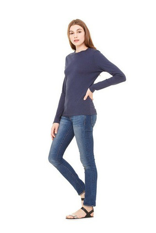 Bella+Canvas 6500 - Camiseta de manga larga de punto para mujer