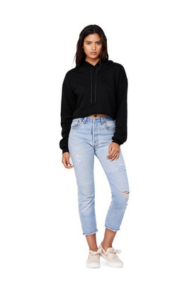 Bella+Canvas 7502 - Women's Cropped Fleece Hoodie