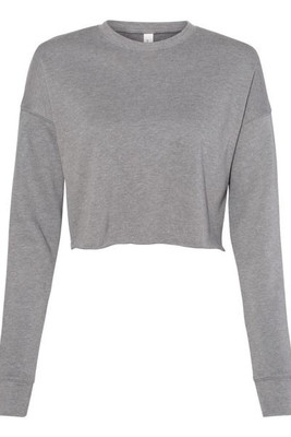 Bella+Canvas 7503 - Forro polar Cropped Crew para mujer