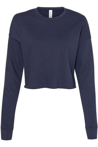 Bella+Canvas 7503 - Forro polar Cropped Crew para mujer