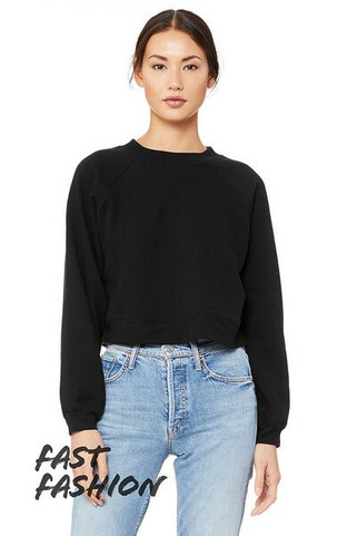 Bella+Canvas 7505 - Jersey polar raglán para mujer