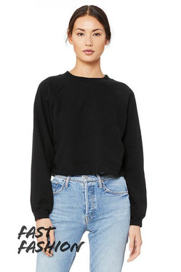Bella+Canvas 7505 - Womens Raglan Pullover Fleece