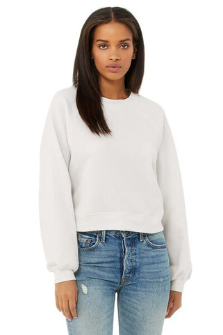 Bella+Canvas 7505 - Womens Raglan Pullover Fleece