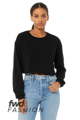 Bella+Canvas 6501 - Women's Cropped Long Sleeve T