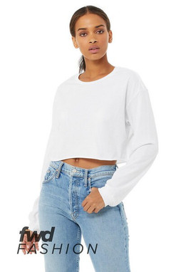 Bella+Canvas 6501 - Womens Cropped Long Sleeve T