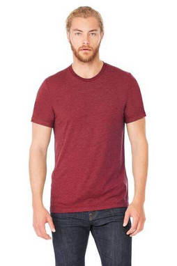 Bella+Canvas 3413 - Remera Unisex de tres materiales manga corta