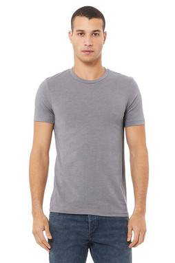 Bella+Canvas 3413 - Remera Unisex de tres materiales manga corta
