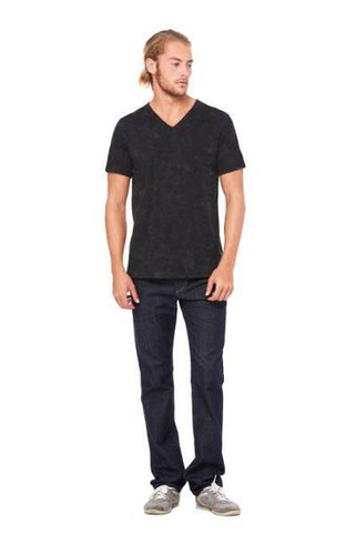 Bella+Canvas 3655 - Camiseta de manga corta y cuello en V