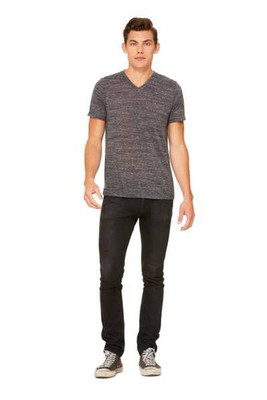 Bella+Canvas 3655 - Camiseta de manga corta y cuello en V