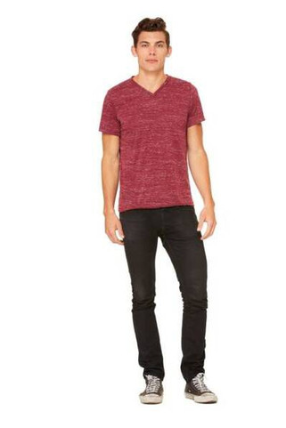 Bella+Canvas 3655 - Jersey Short Sleeve V-Neck Tee