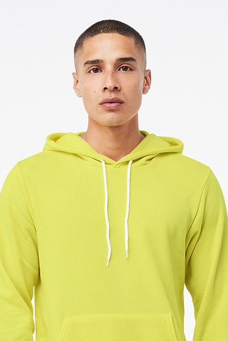 Bella+Canvas 3719 - Unisex Poly/Cotton Hooded Pullover Sweatshirt