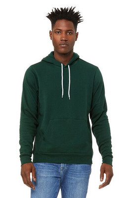 Bella+Canvas 3719 - Unisex Poly/Cotton Hooded Pullover Sweatshirt