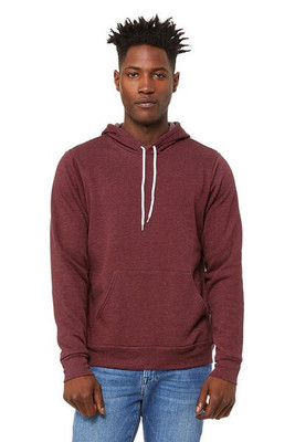 Bella+Canvas 3719 - Unisex Poly/Cotton Hooded Pullover Sweatshirt