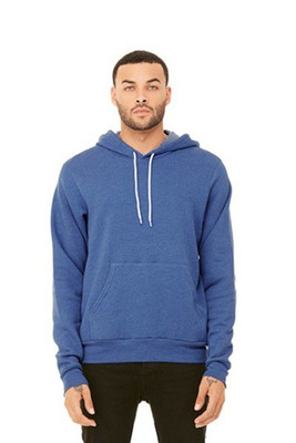 Bella+Canvas 3719 - Unisex Poly/Cotton Hooded Pullover Sweatshirt