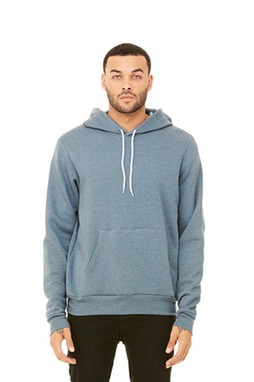 Bella+Canvas 3719 - Unisex Poly/Cotton Hooded Pullover Sweatshirt