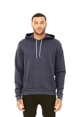 Bella+Canvas 3719 - Unisex Poly/Cotton Hooded Pullover Sweatshirt