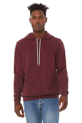 Bella+Canvas 3719 - Unisex Poly/Cotton Hooded Pullover Sweatshirt