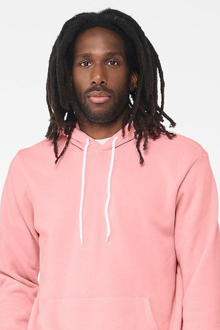 Bella+Canvas 3719 - Unisex Poly/Cotton Hooded Pullover Sweatshirt