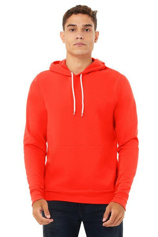 Bella+Canvas 3719 - Unisex Poly/Cotton Hooded Pullover Sweatshirt