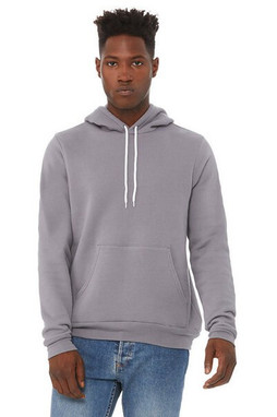 Bella+Canvas 3719 - Unisex Poly/Cotton Hooded Pullover Sweatshirt