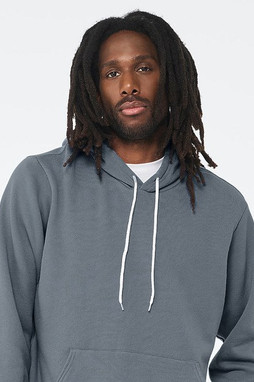 Bella+Canvas 3719 - Unisex Poly/Cotton Hooded Pullover Sweatshirt