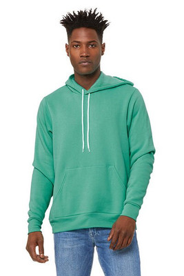 Bella+Canvas 3719 - Unisex Poly/Cotton Hooded Pullover Sweatshirt