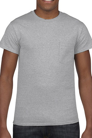 Gildan 5300 - Camiseta de bolsillo de algodón grueso para adultos