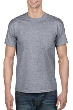 Gildan 8300 - Venta al por mayor de remera DryBlend 50/50 con bolsillo 