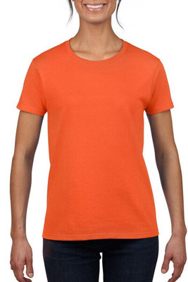 Gildan 2000L - Comfort Fit Ladies T-Shirt with Seamless Collar and Double-Needle Stitching