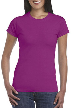 Gildan 64000L - T-shirt ajusté en coton filé à lanneau