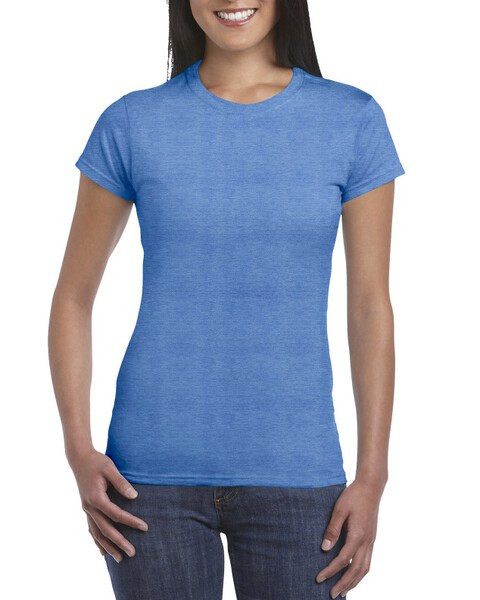 Gildan 64000L - T-shirt ajusté en coton filé à l'anneau