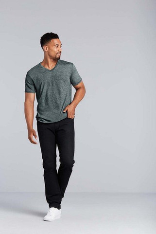 Gildan 64V00 - Premium T-Shirt Soft Style V-Neck Cotton Blend