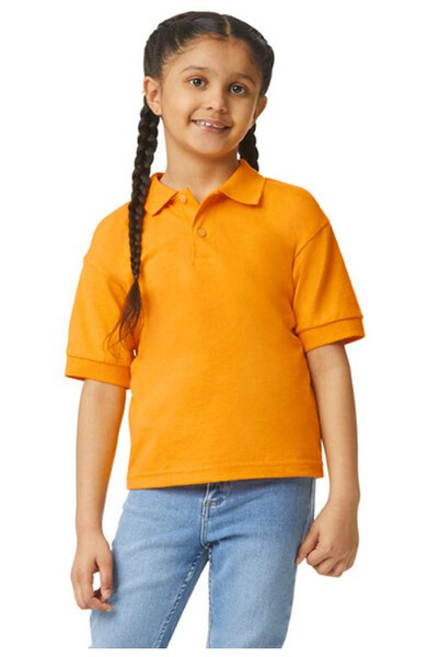 Gildan 8800B - YOUTH S/S JERSEY POLO JUNIOR 6 oz