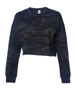 Independent Trading Co. AFX24CRP - Womens Crop Crew Neck Sweatsh