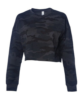 Independent Trading Co. AFX24CRP - Sudadera Crop Crew Neck de mujer