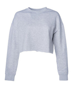 Independent Trading Co. AFX24CRP - Womens Crop Crew Neck Sweatsh